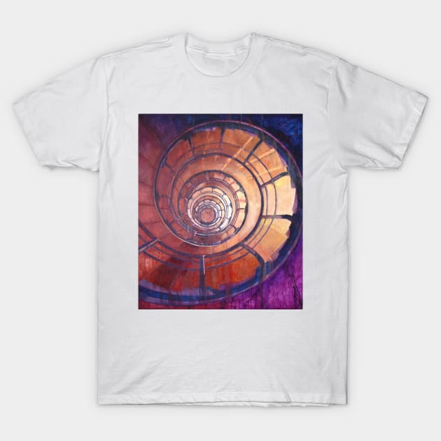 Spiral Staircase T-Shirt by BethDAngelo